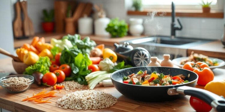 Gesunde und schnelle Rezepte